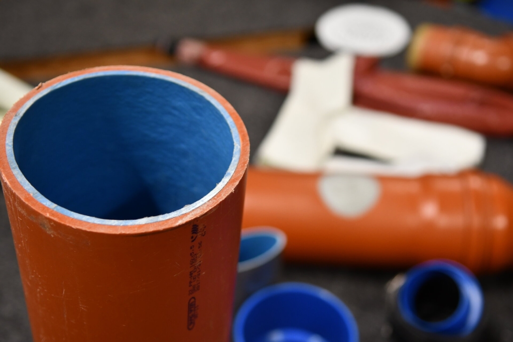 PVC pipes and fittings for repair